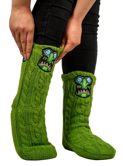 Warhammer Red Gobbo Slipper Socks