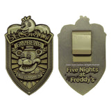 Five Nights at Freddy's Replica Security Badge – Antique Brass Edition