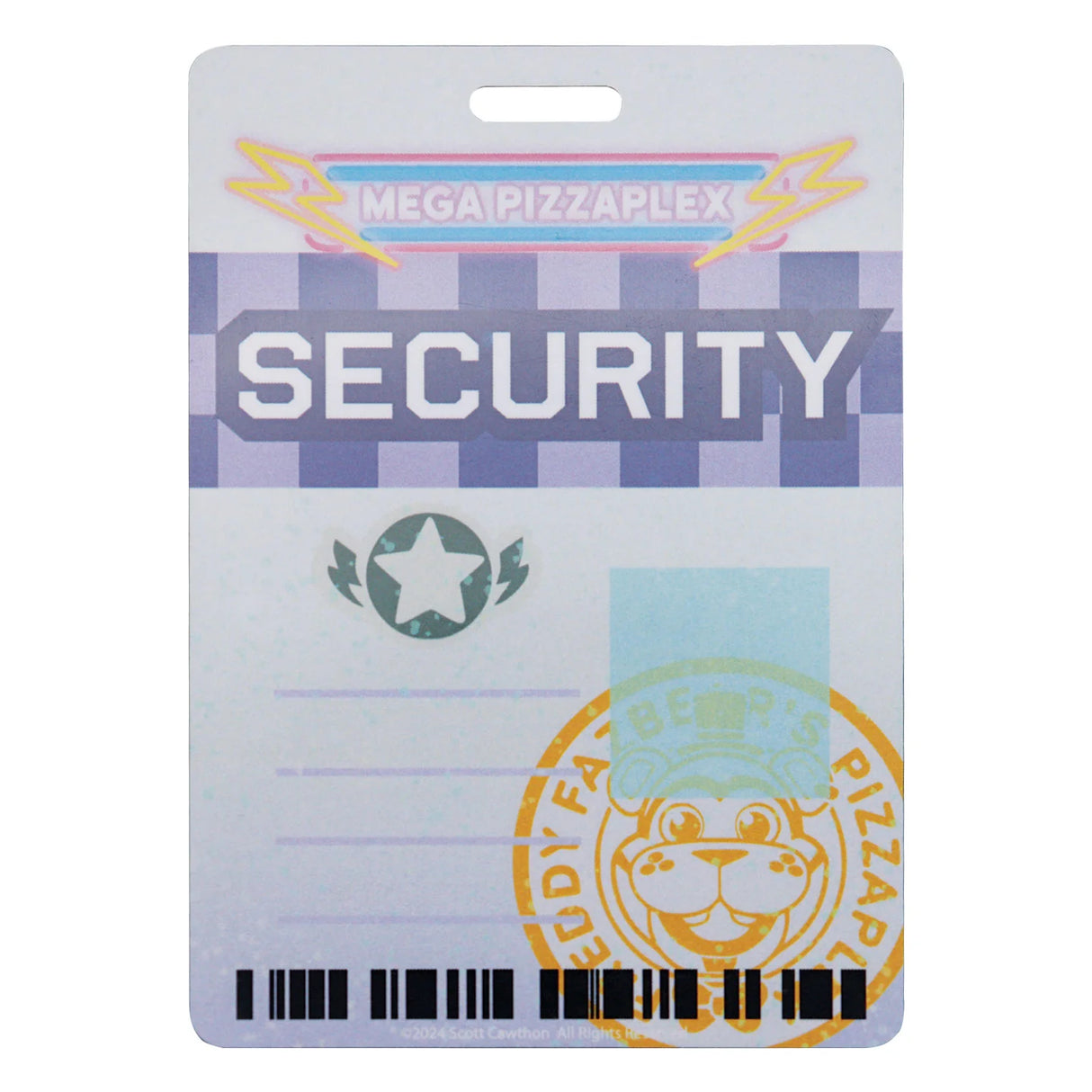 Five Nights at Freddy's Replica Security Badge – Antique Brass Edition