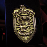 Five Nights at Freddy's Replica Security Badge – Antique Brass Edition