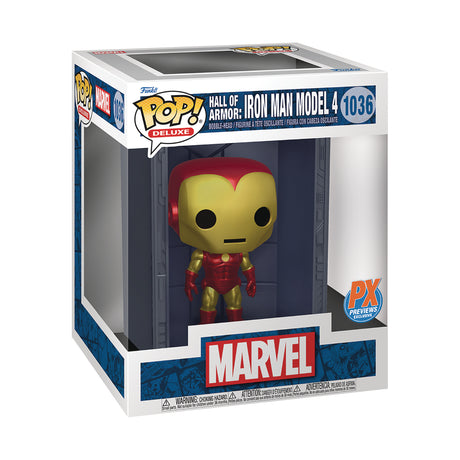 Marvel Hall of Armour Iron Man Model 4 Deluxe 3.75 Inch Funko Vinyl Figure