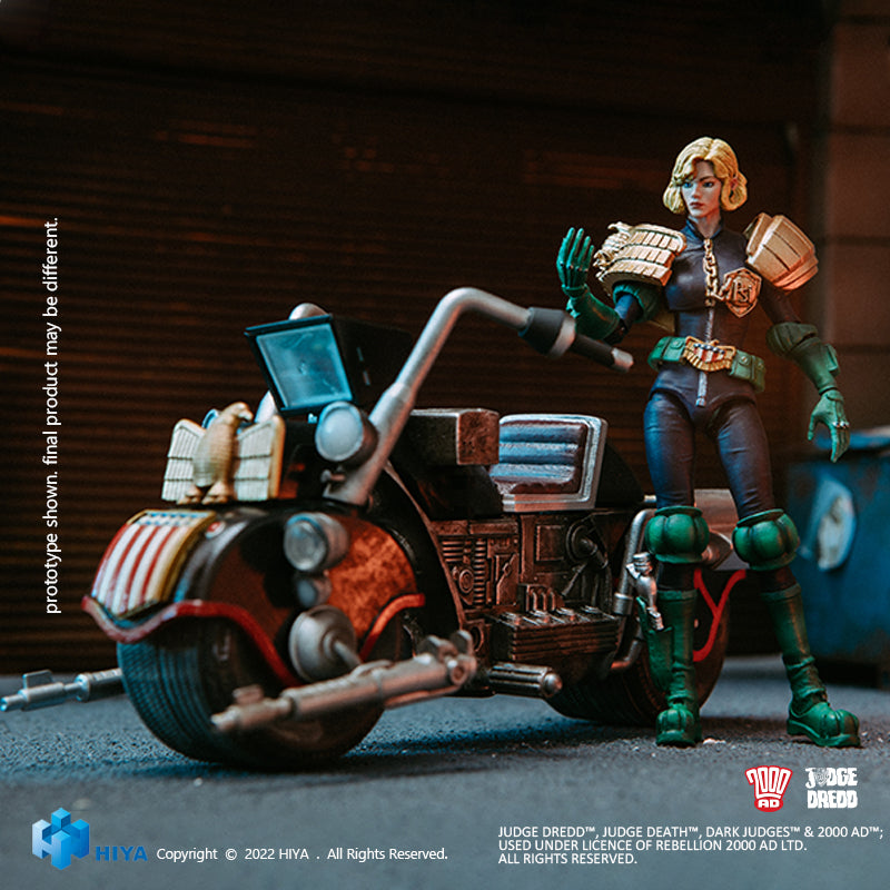 Judge Dredd Judge Anderson & Lawmaster Mk II Previews Exclusive 1/18 Action Figure Set