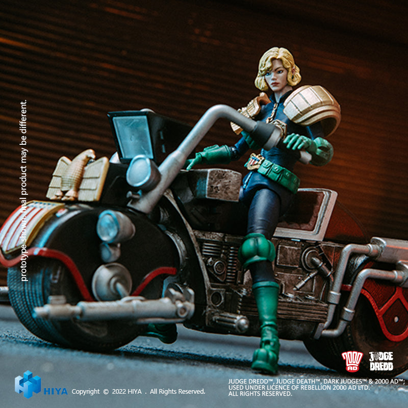 Judge Dredd Judge Anderson & Lawmaster Mk II Previews Exclusive 1/18 Action Figure Set
