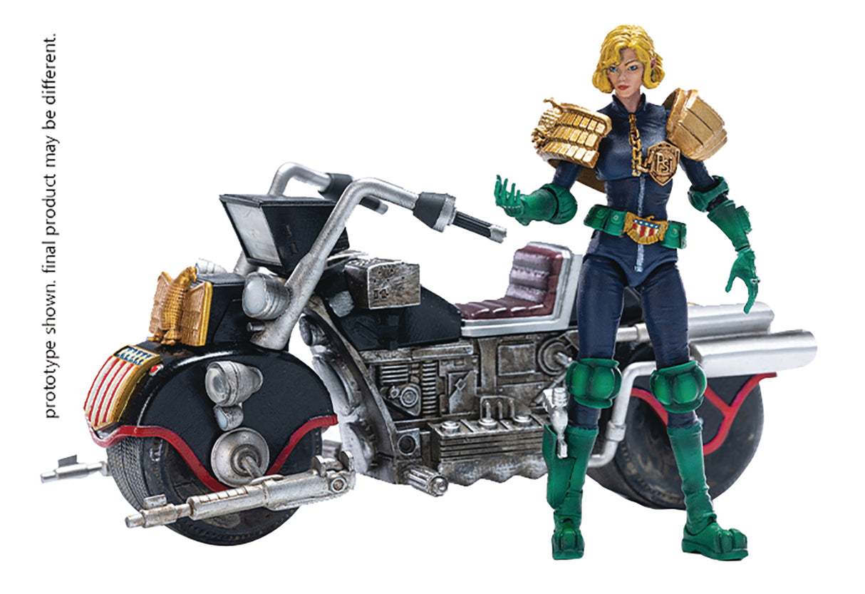 Judge Dredd Judge Anderson & Lawmaster Mk II Previews Exclusive 1/18 Action Figure Set