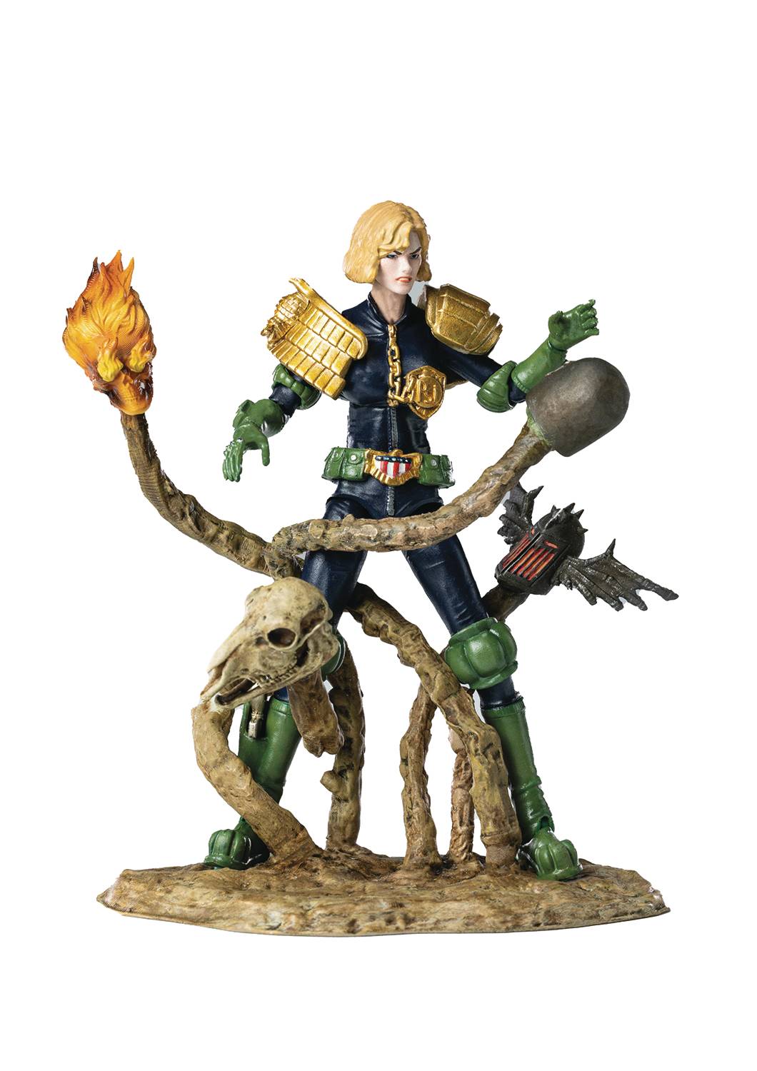 Judge Dredd Judge Anderson vs Dark Judges 1/18 Scale Action Figure