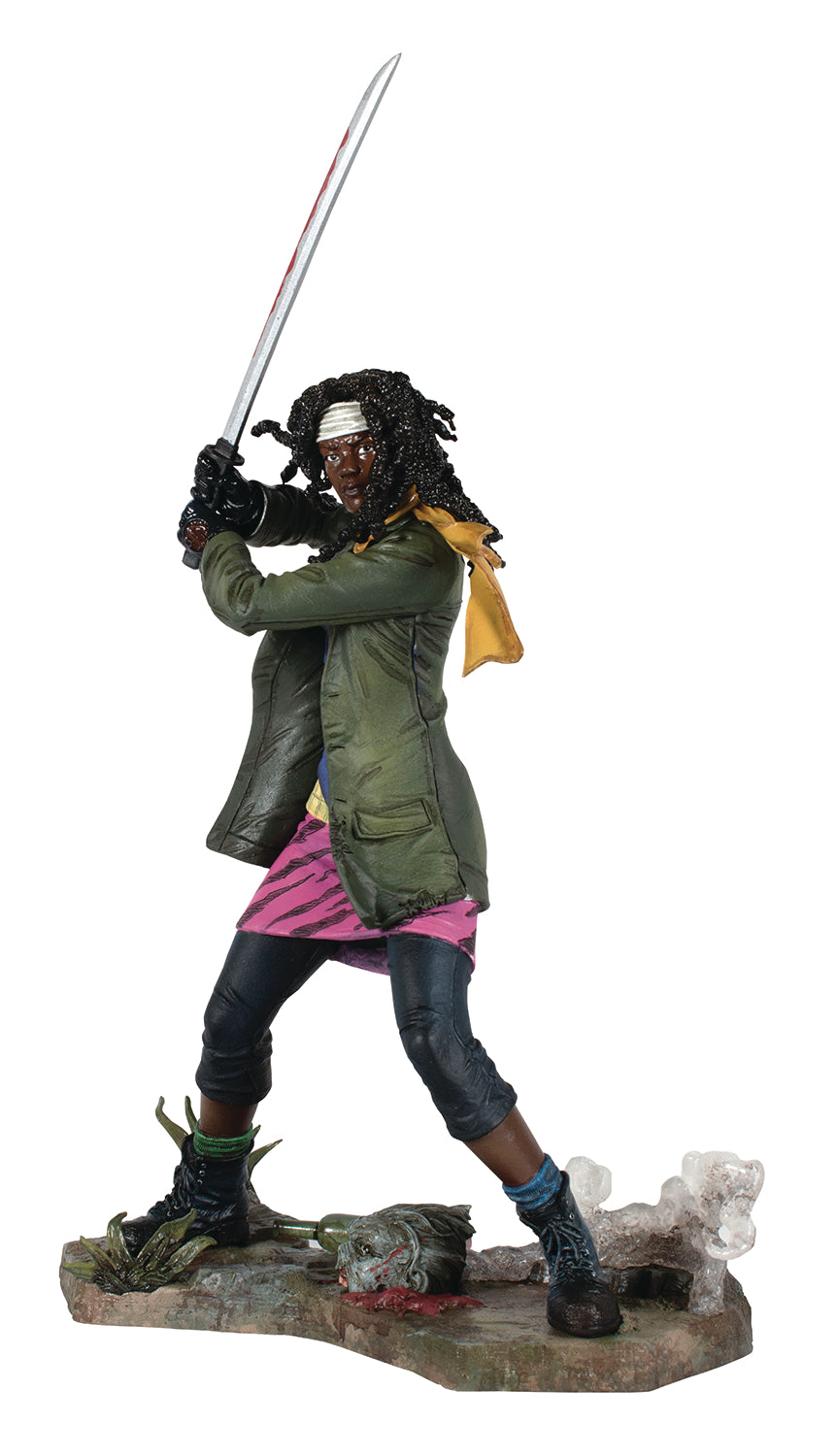 The Walking Dead Gallery Michonne PVC Diorama Statue