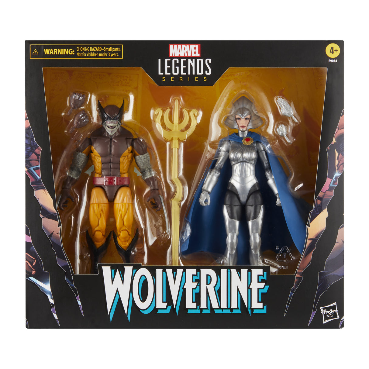 Marvel Legends Wolverine & Lilandra 6 Inch Action Figures 2 Pack