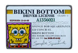 SpongeBob SquarePants Driving License Metal Replica Magnet