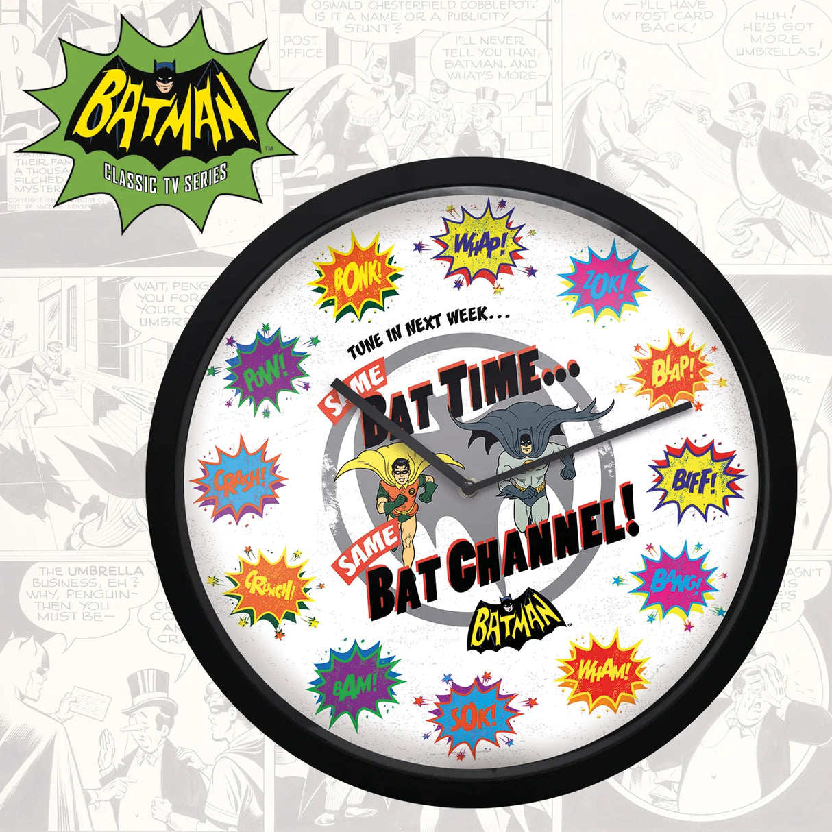 DC Comics Batman BAT TIME Wall Clock