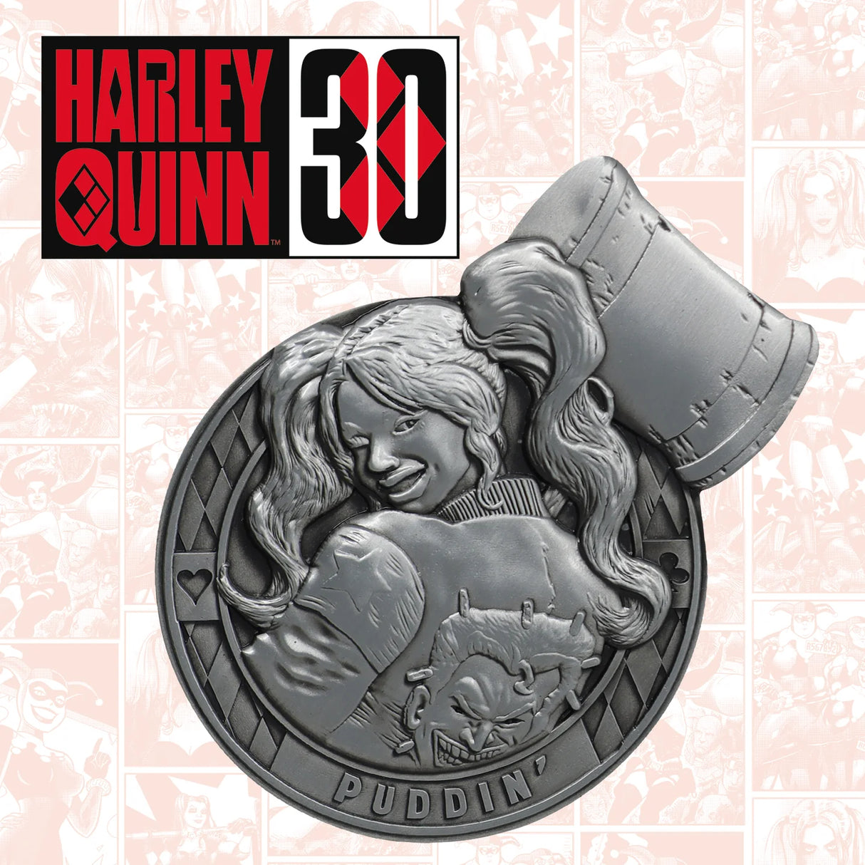 DC Harley Quinn Limited Edition 30th Anniversary Medallion