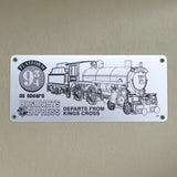 Harry Potter Limited Edition Hogwarts Express Schematic Fan-Plate