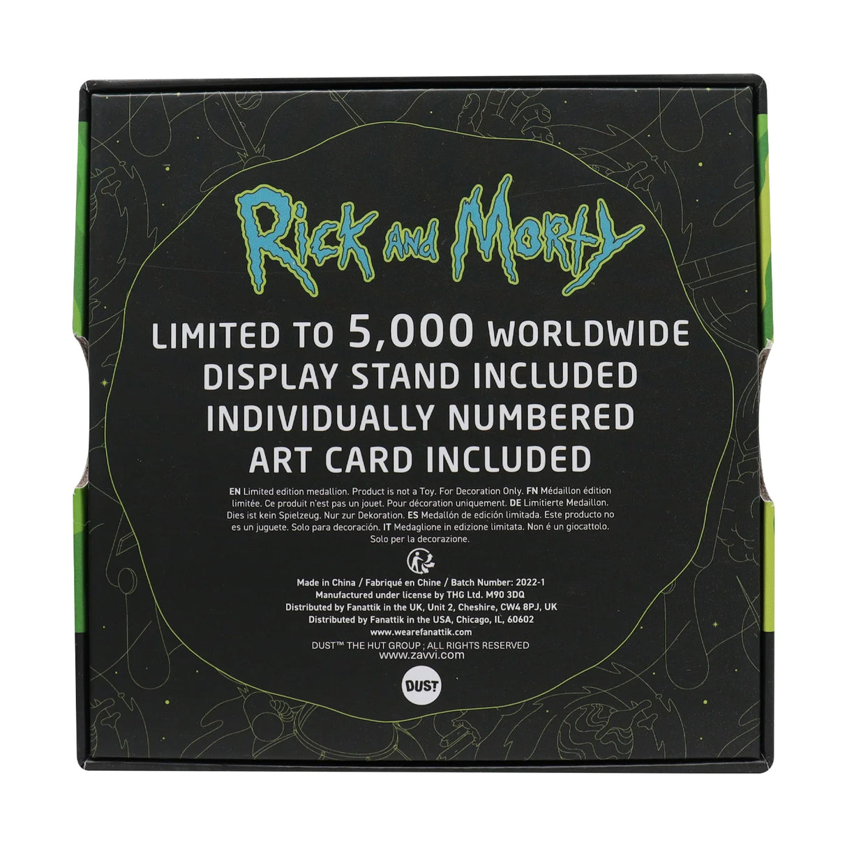 Rick & Morty Limited Edition Medallion