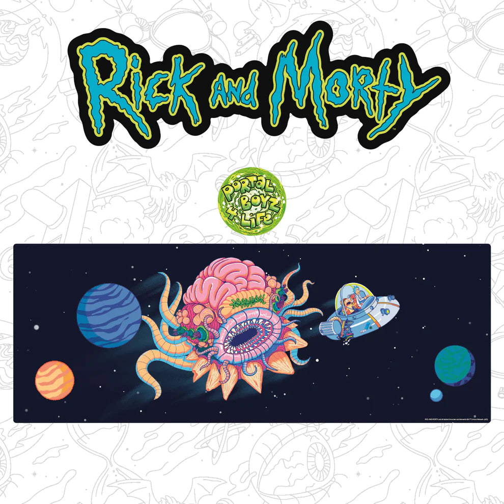Rick & Morty Desk Pad & Coaster Set