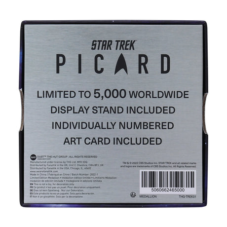 Star Trek Limited Edition Picard Family Crest Medallion