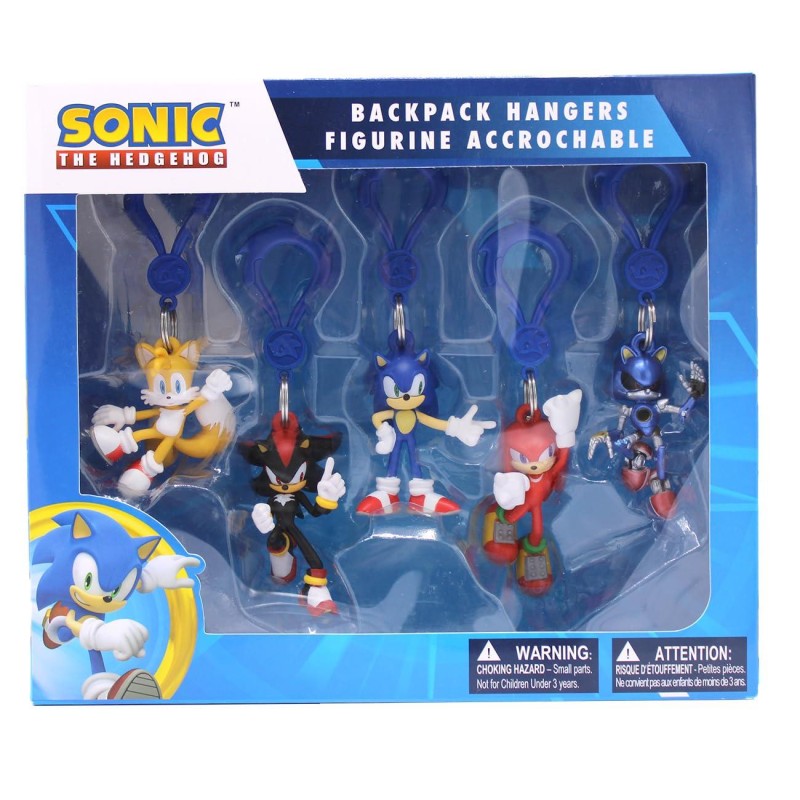 Sonic The Hedgehog Backpack Hangers S3 Collector's Box
