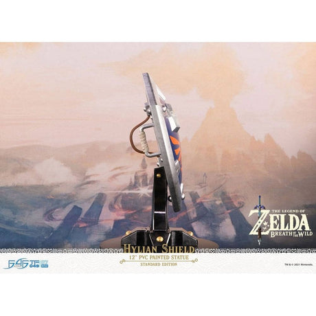 The Legend of Zelda Breath of the Wild Hylian Shield First4Figures PVC Statue (Standard Edition)