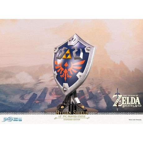 The Legend of Zelda Breath of the Wild Hylian Shield First4Figures PVC Statue (Standard Edition)