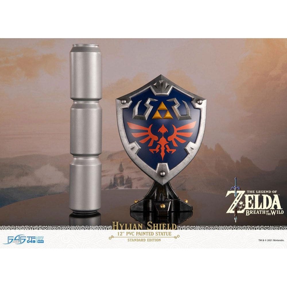 The Legend of Zelda Breath of the Wild Hylian Shield First4Figures PVC Statue (Standard Edition)