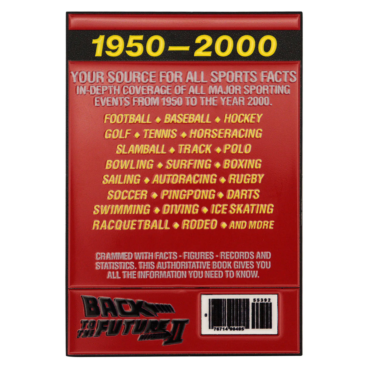 Back to the Future Part II Sports Almanac Limited Edition Ingot