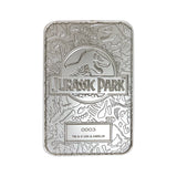 Jurassic Park Limited Edition .999 Silver Plated Entrance Gates Ingot