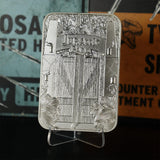 Jurassic Park Limited Edition .999 Silver Plated Entrance Gates Ingot