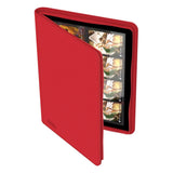 Ultimate Guard Zipfolio Xenoskin Trading Card Binder (Red) (16-Pocket/320 Card Capacity)
