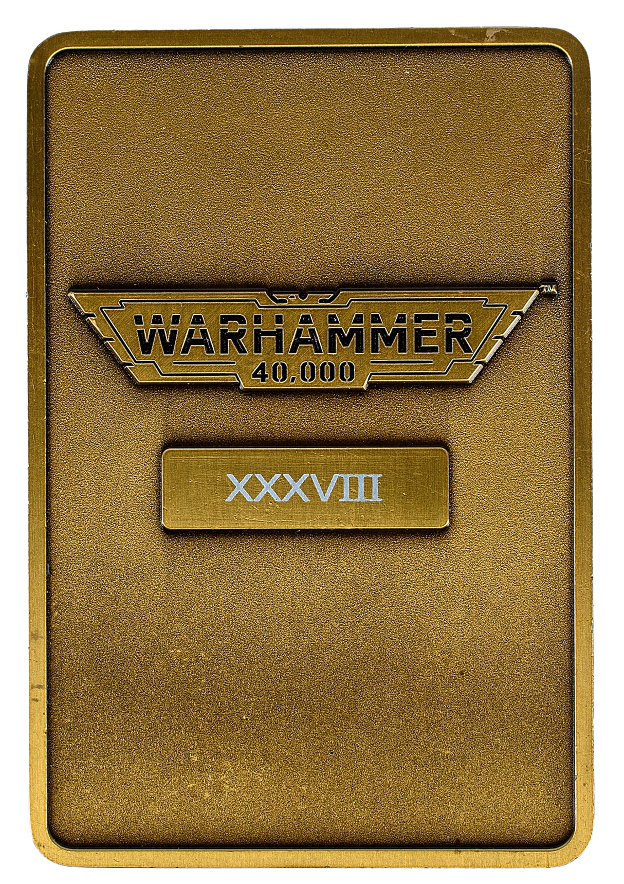 Warhammer 40K Imperium Coronation of Roboute Guilliman Collectible Ingot