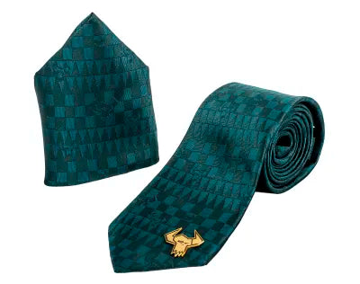 Warhammer 40K Orks Neck Tie With Pin and Pocket Square