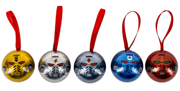 Warhammer 40,000 Novelty Space Marine Chapter Helmet 6-Pack Baubles
