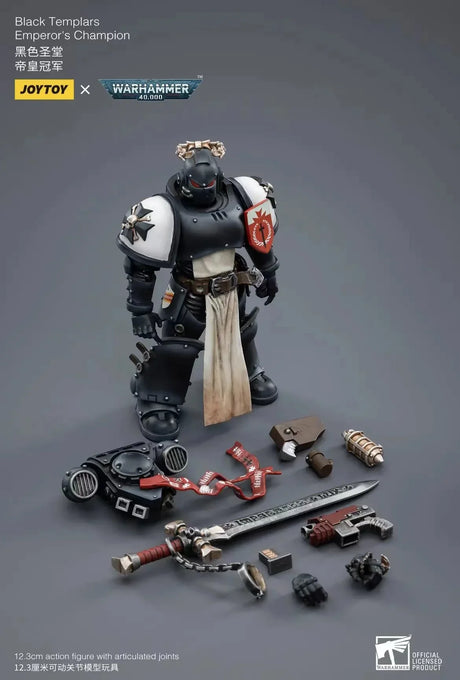 Warhammer 40K Black Templars The Emperors Champion Rolantus 1/18 Scale Figure