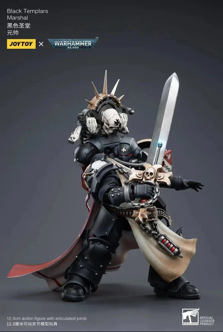 Warhammer 40K Black Templars Marshal Baldeckrath 1/18 Scale Figure