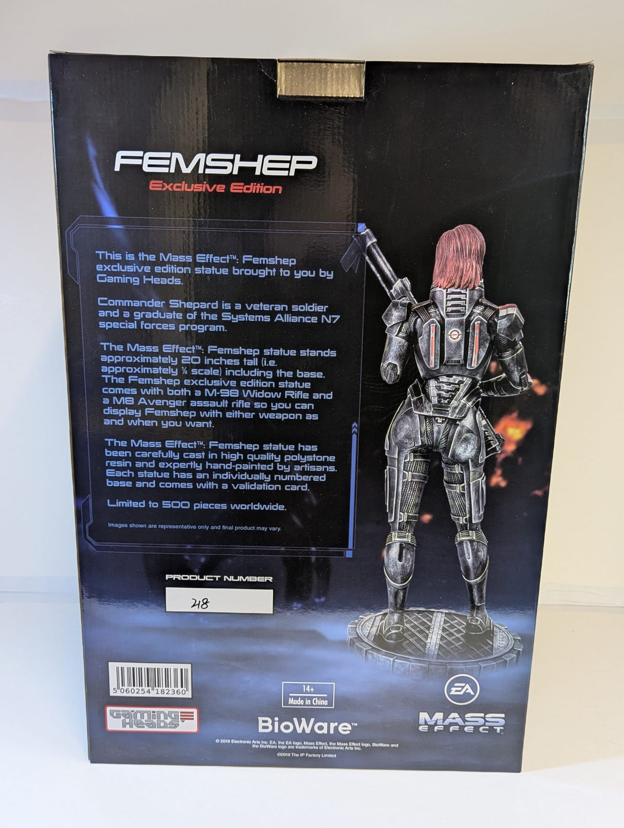 Mass Effect - Femshep 20" Exclusive Edition Gaming Heads Statue
