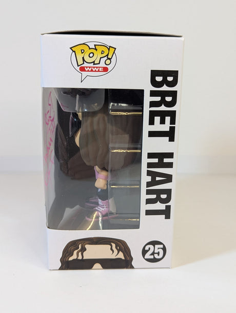 WWE Bret Hart Funko Pop! Vinyl Figure #25 Signed by Bret Hart