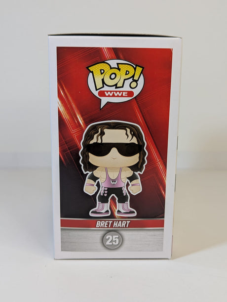 WWE Bret Hart Funko Pop! Vinyl Figure #25 Signed by Bret Hart
