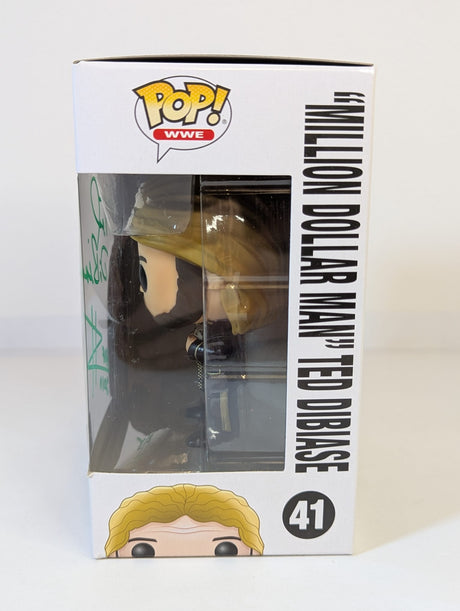 WWE "Million Dollar Man" Ted Dibiase Funko Pop! Vinyl Figure #41 Signed by Ted Dibiase