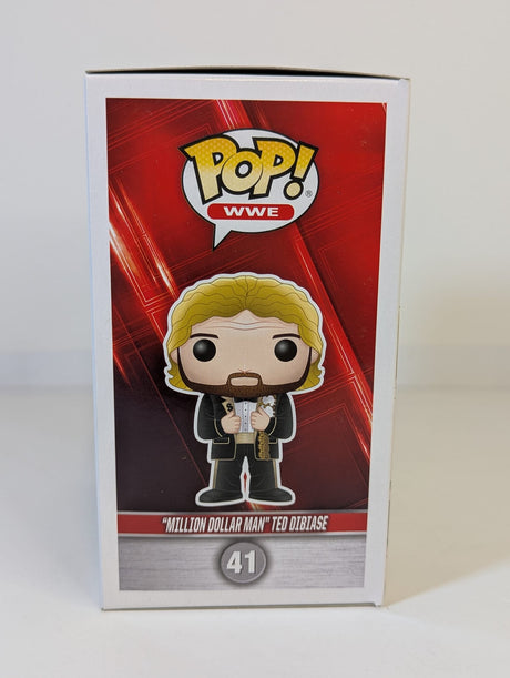 WWE "Million Dollar Man" Ted Dibiase Funko Pop! Vinyl Figure #41 Signed by Ted Dibiase