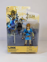 The Legend of Zelda Breath of the Wild - Link (With Soldier's Broadsword) - 4" Action Figure