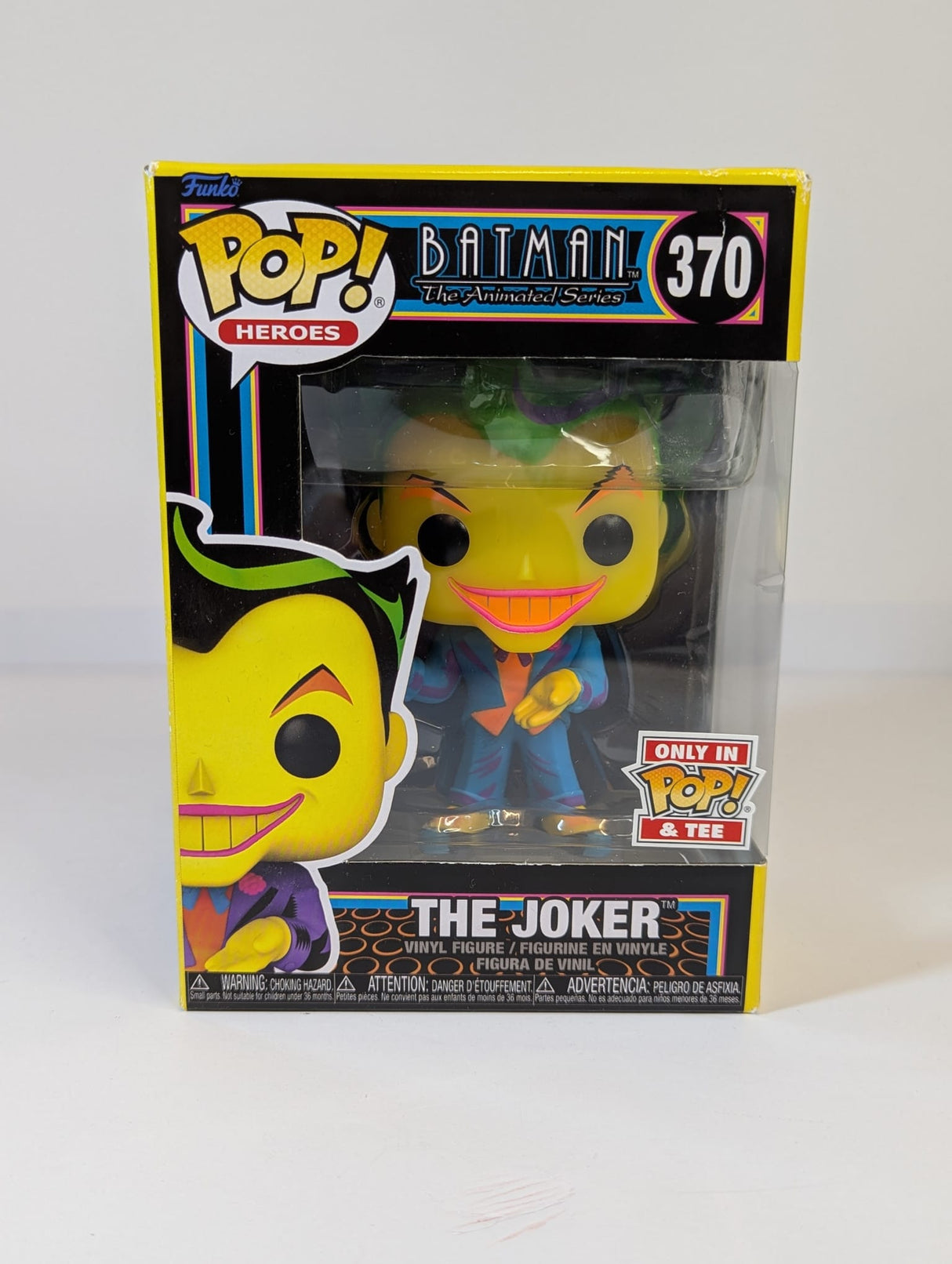DC Comics Batman The Animated Series The Joker (Blacklight) Funko Pop! Vinyl Figure #370