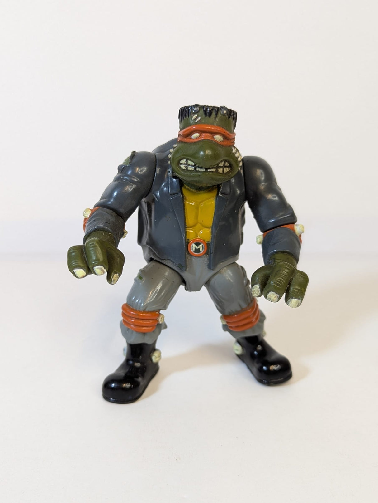 Teenage Mutant Ninja Turtles x Universal Monsters - Michelangelo as Frankenstein - Vintage 1993 Action Figure