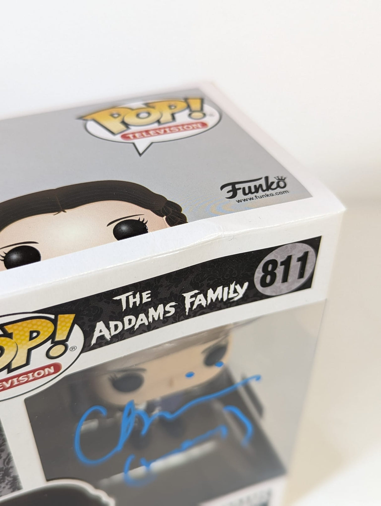 The Addams Family Wednesday Addams Funko Pop! Vinyl Figure #811 Signed by Christina Ricci