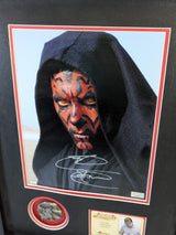 Star Wars Darth Maul Autographed 8x10 Photo Signed by Ray Park