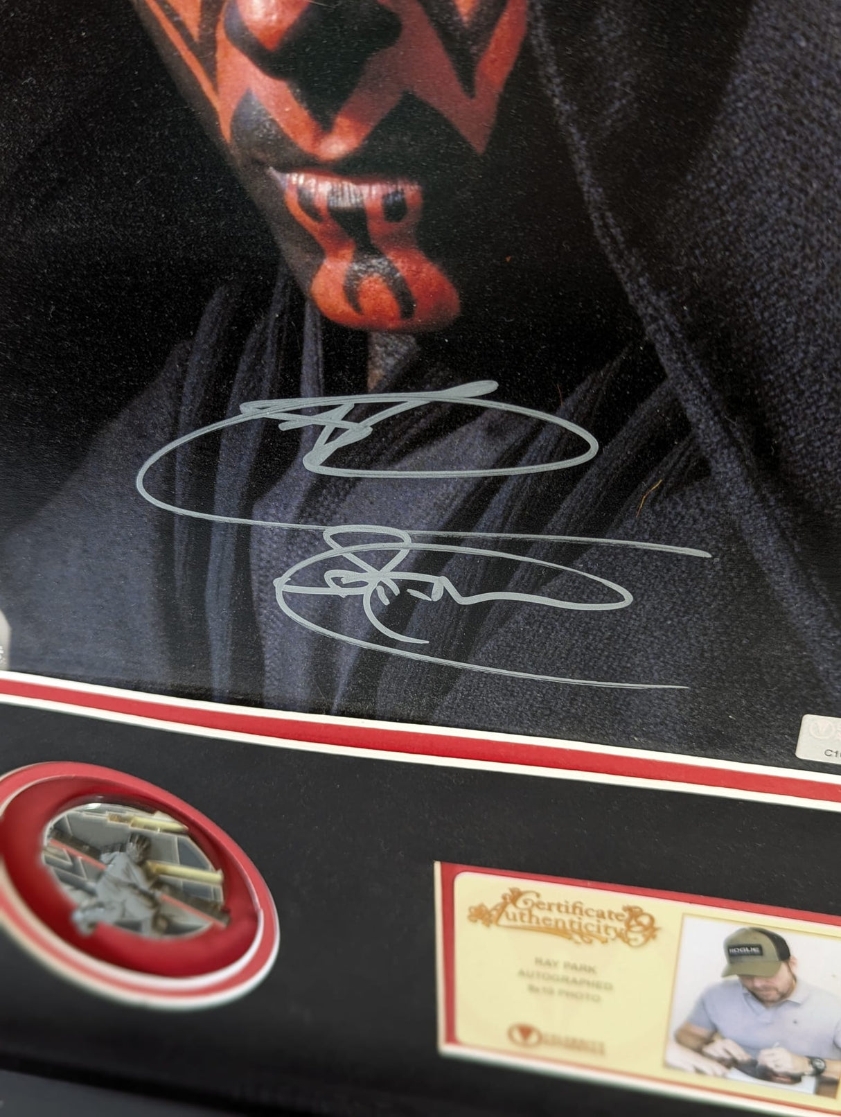 Star Wars Darth Maul Autographed 8x10 Photo Signed by Ray Park