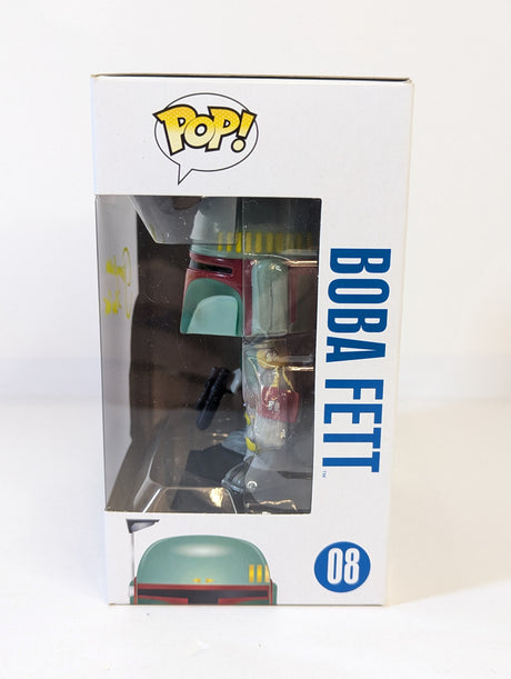 Star Wars Boba Fett Funko Pop! Vinyl Figure #08 Signed by Jeremy Bulloch