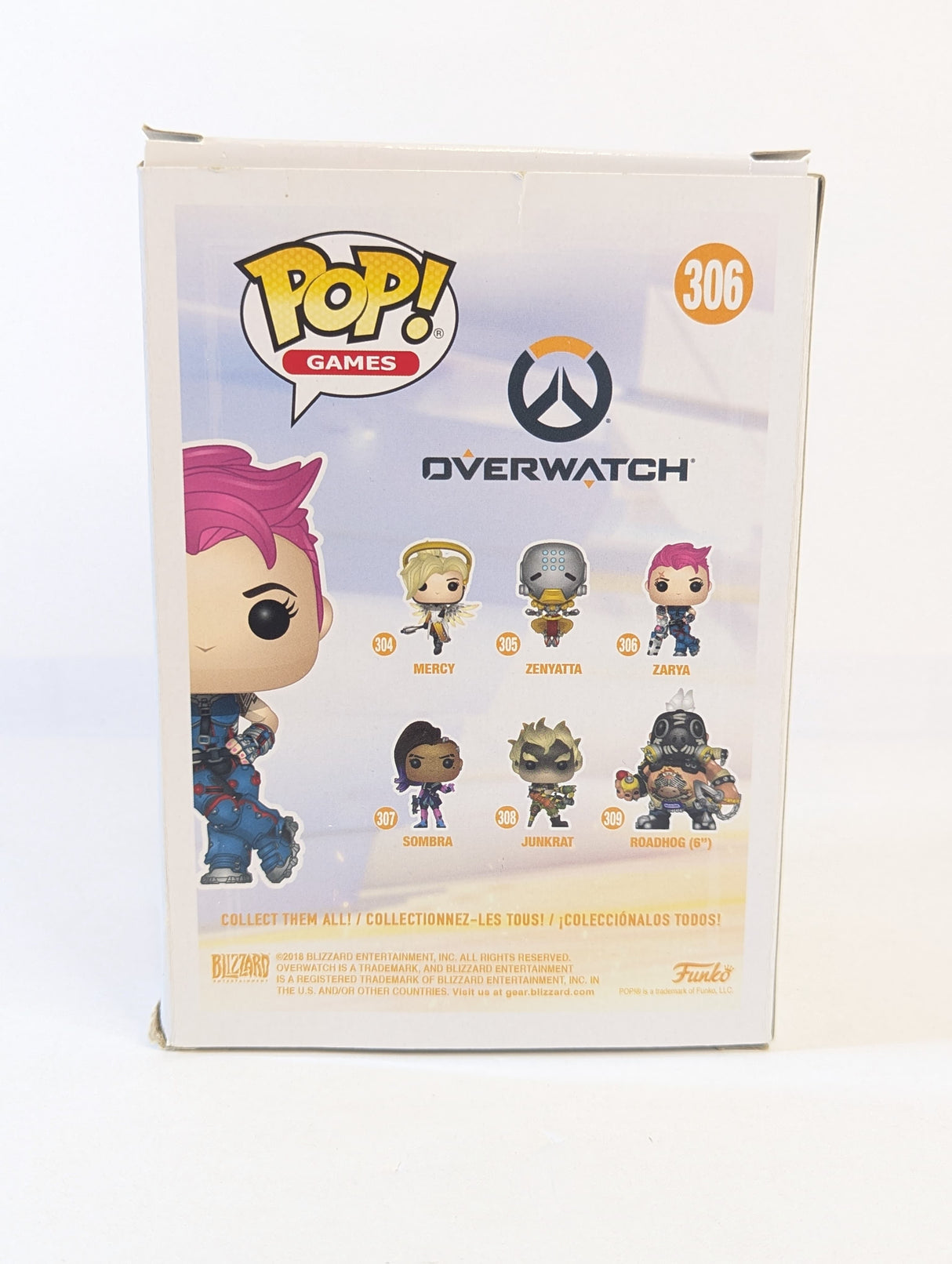 Overwatch Zarya Funko Pop! Vinyl Figure #306