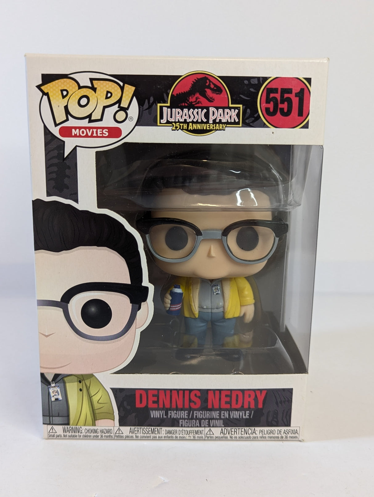 Jurassic Park Dennis Nedry Funko Pop! Vinyl Figure #551