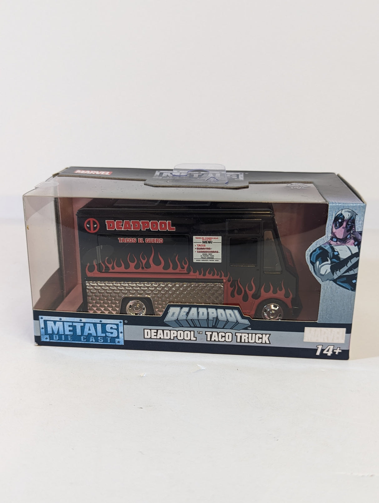 Marvel Deadpool Taco Truck Metals Die Cast Model Toy (Black Version)