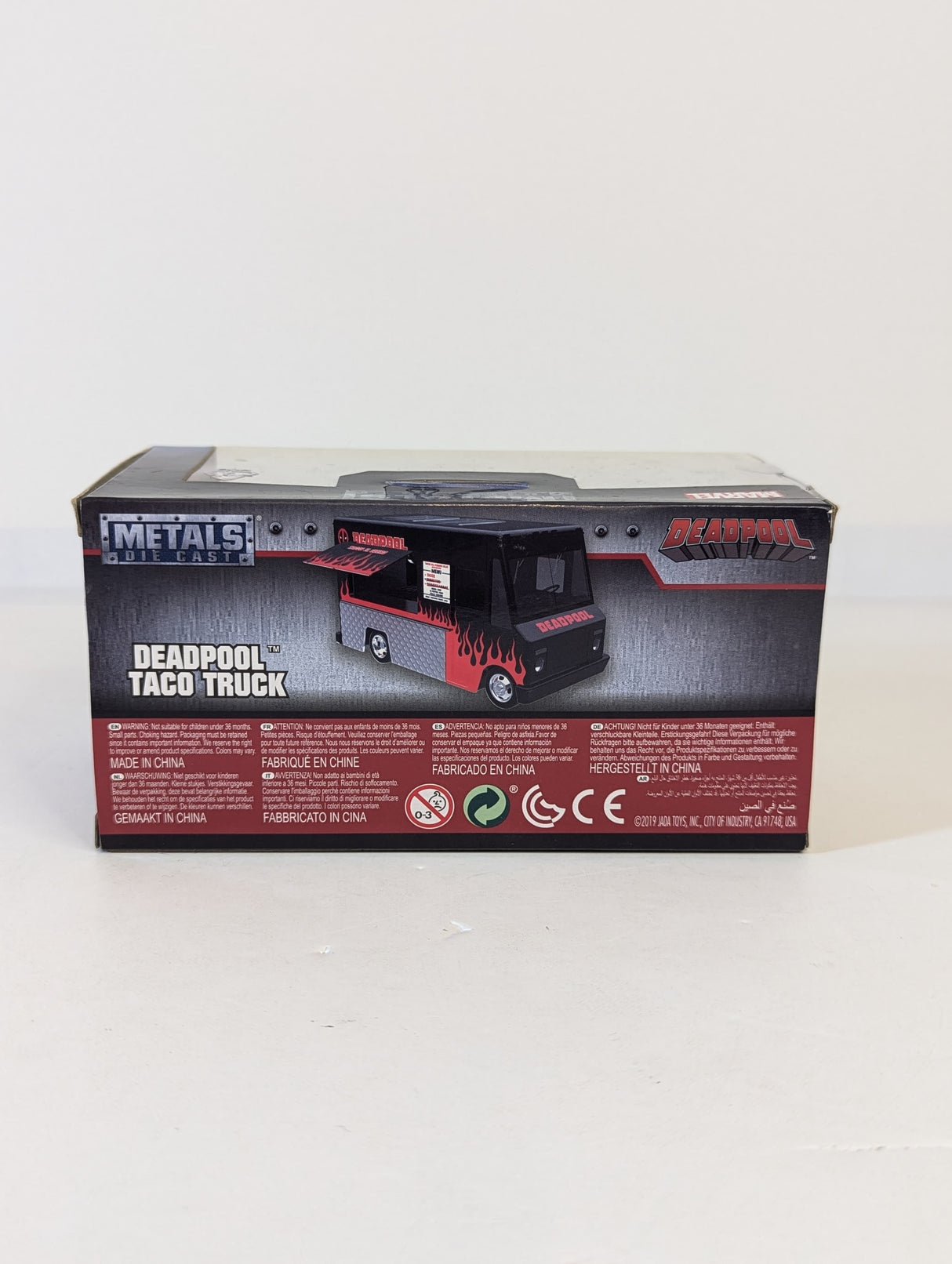 Marvel Deadpool Taco Truck Metals Die Cast Model Toy (Black Version)
