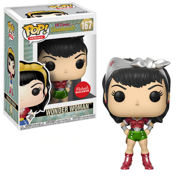DC Comics Bombshells Wonder Woman (Michaels Exclusive) Funko Pop! Vinyl Figure #167
