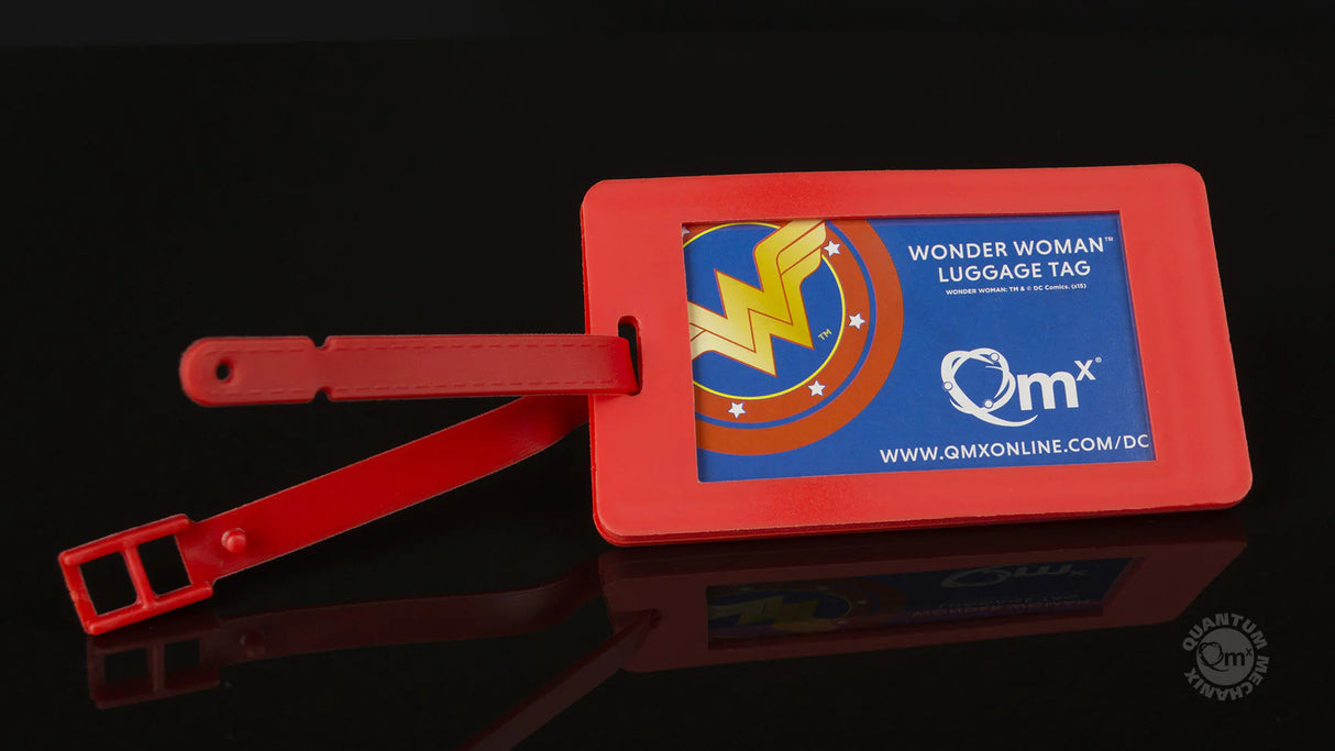 Wonder woman luggage deals tag