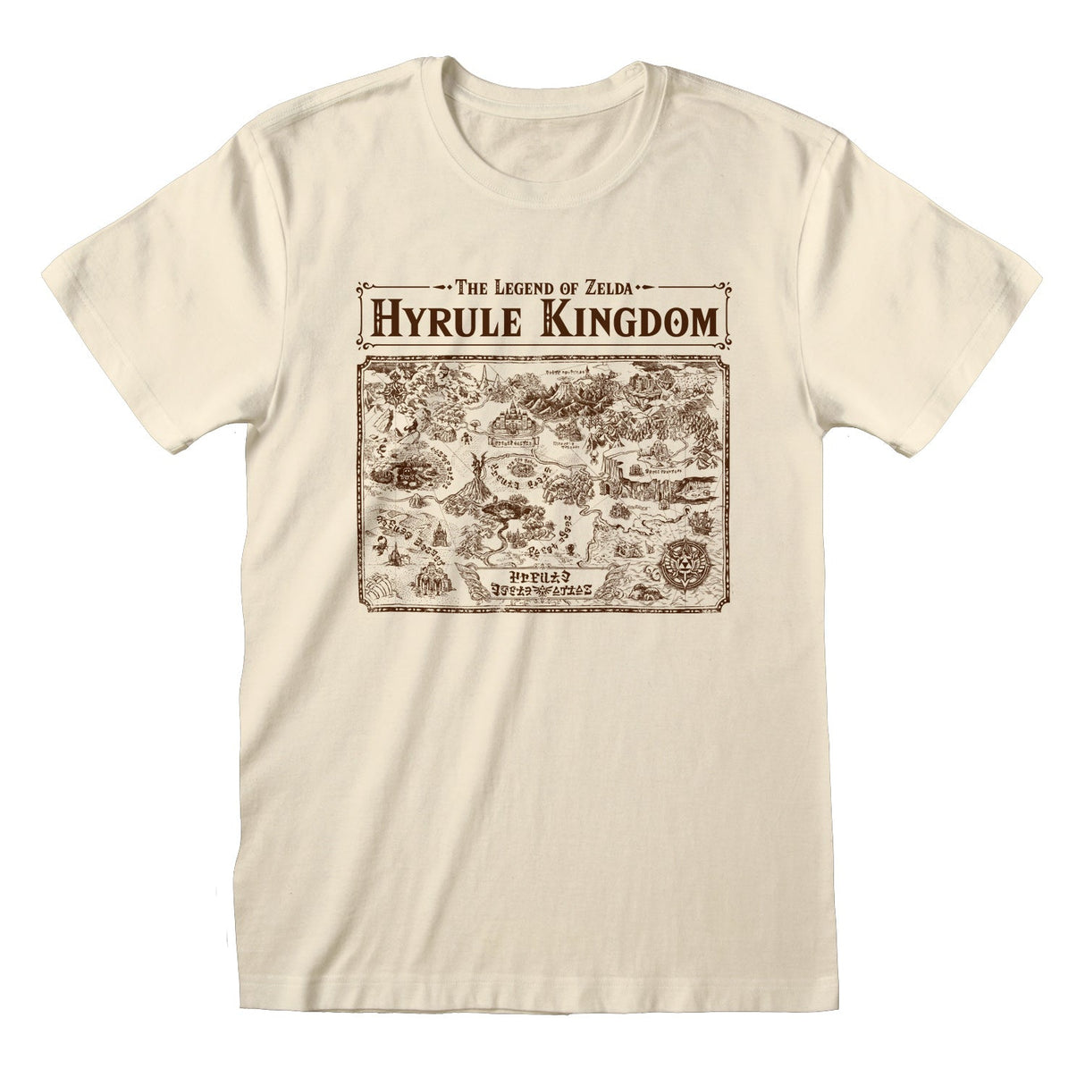Nintendo Legend Of Zelda Map of Hyrule Unisex T-Shirt